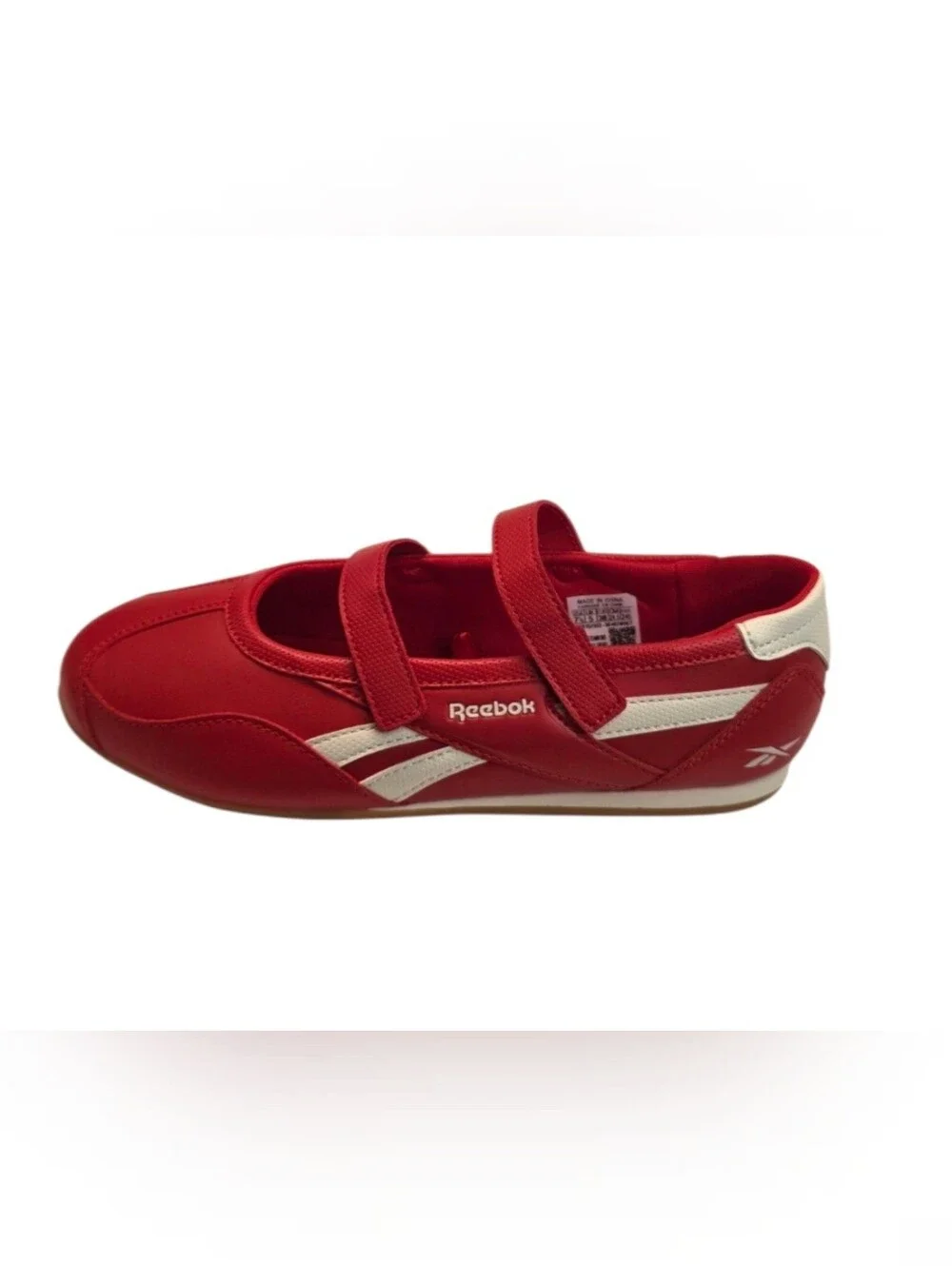 New Reebok Red Mary Jane Ballet Sneakers Double Strap Shoes Women's Sizes